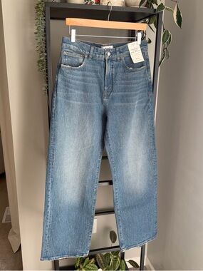 NWT Madewell The Perfect Vintage Wide Leg Jeans in Harvey Wash